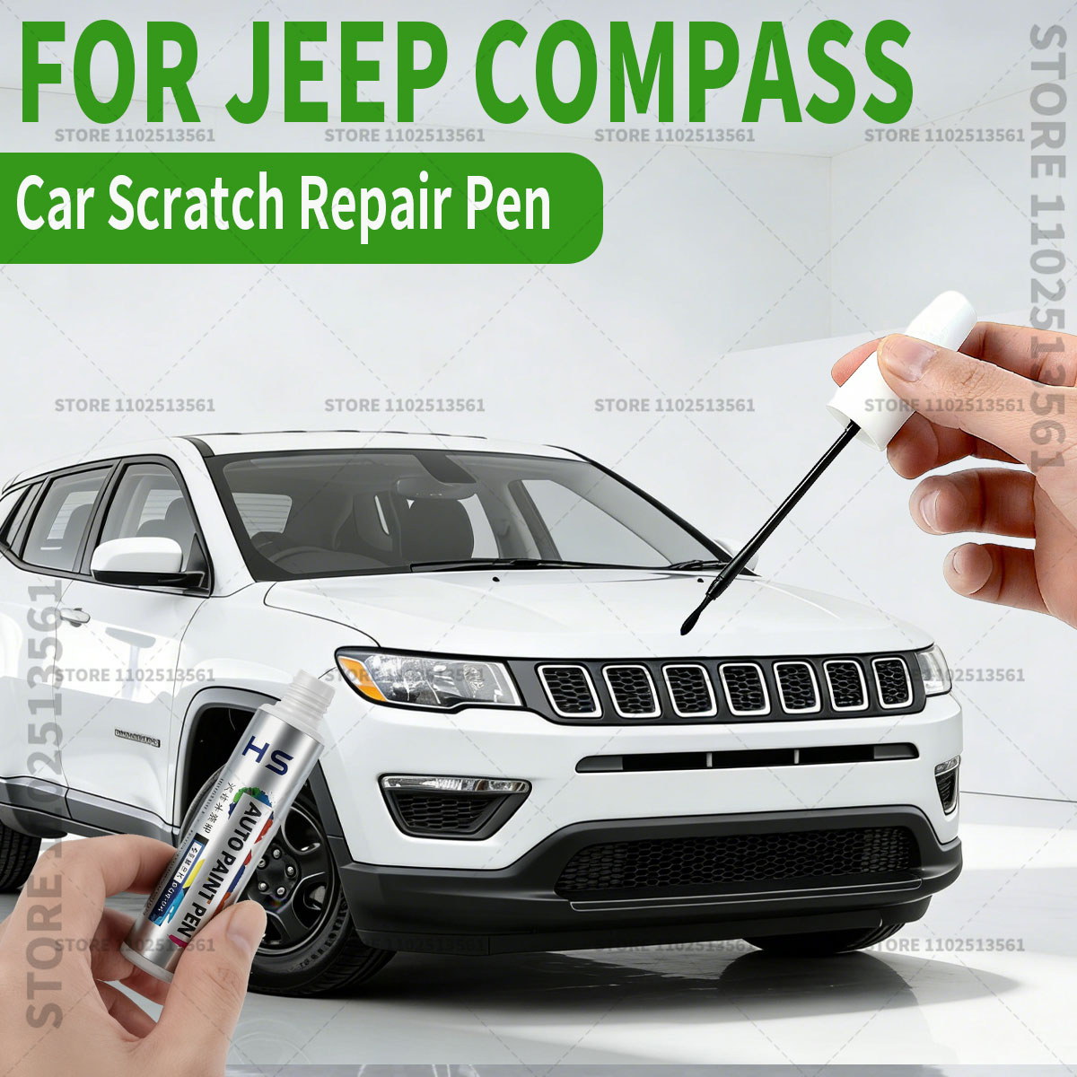 Car Accessories For Winter - Für Jeep Compass Lackreparaturstift Kratzerentferner DIY