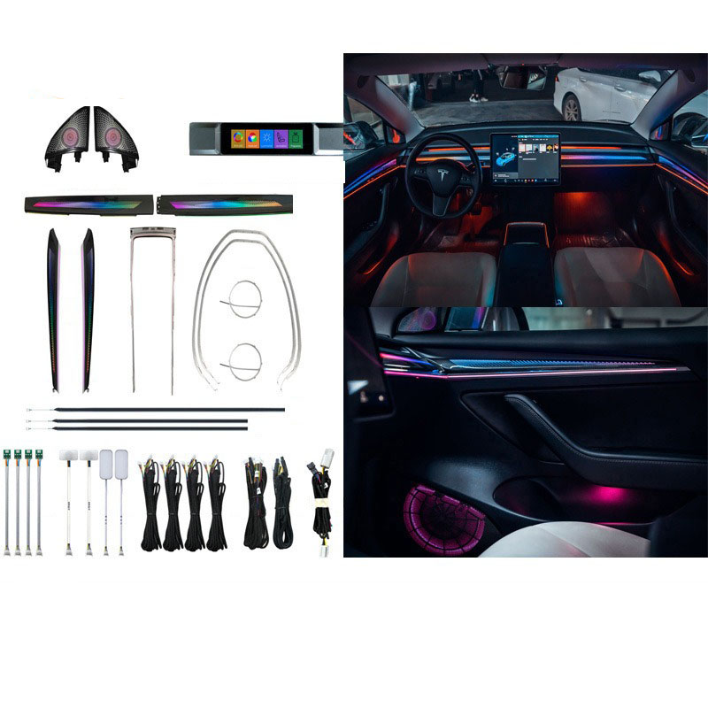 Car Accessories For Interior - Für Tesla Model 3 Y Sitzlehnen-Ambientebeleuchtung