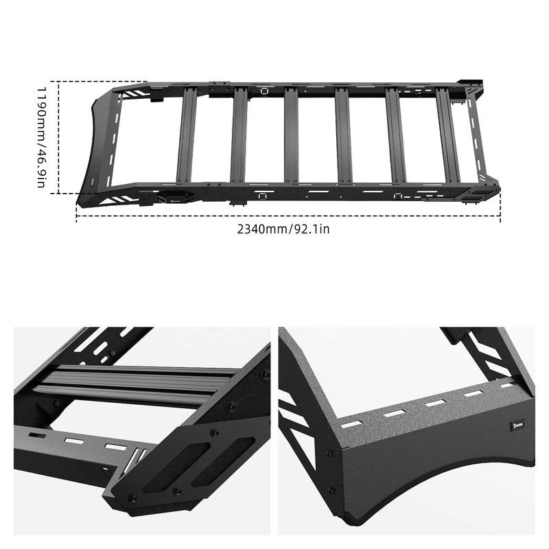 Car Roof Rack Cross Bar - Meistverkaufte BEVINSEE Dachträger Querträger Gepäckkorb 4x4