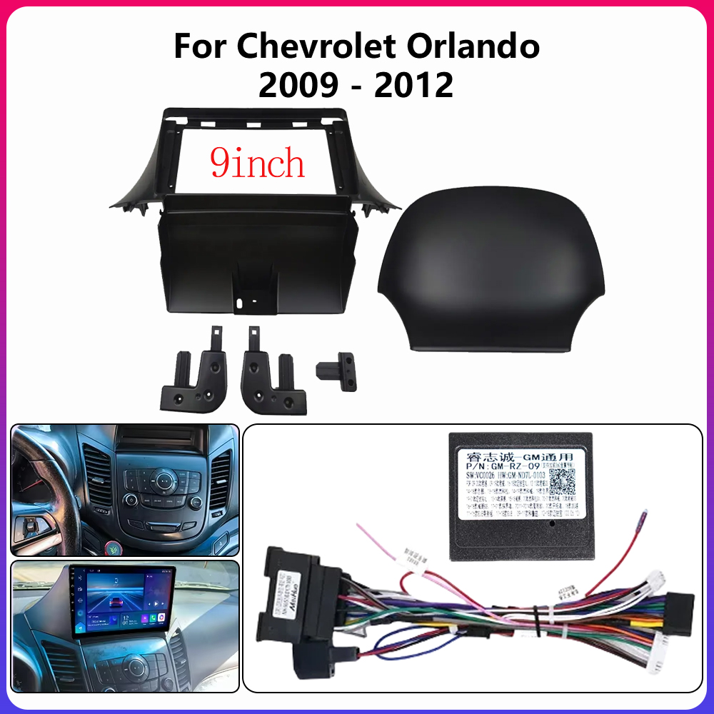 Car Accessories For Dashboard - Für Chevrolet Orlando 2009–2012 9-Zoll-Radio, Android-Stereo-Kabelbaum,