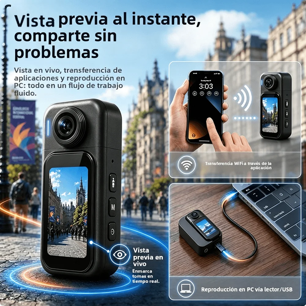 4K/1080P Mini WLAN-Körperkamer – Car Accessories Online Bewertung und Preis