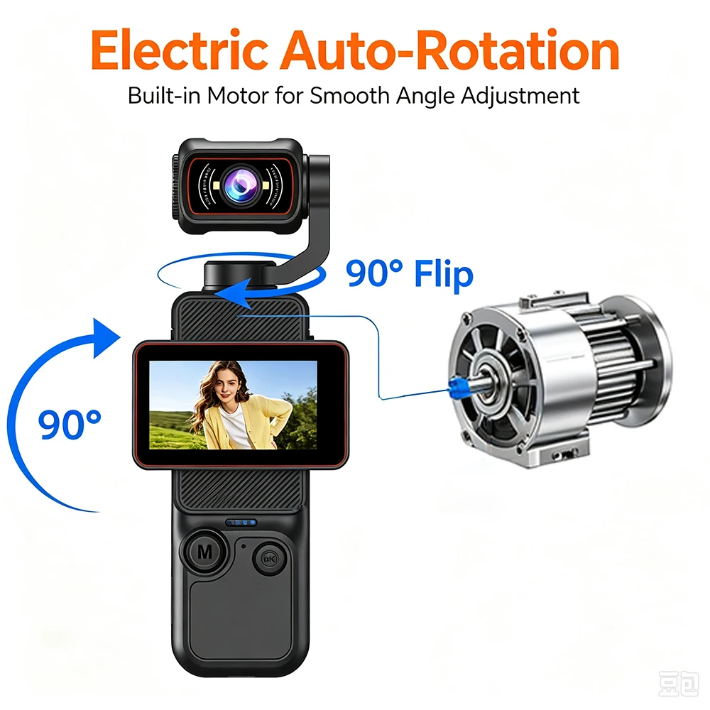 2K Pocket-Handheld-Vlog-Kamera – Car Accessories Online Bewertung und Preis