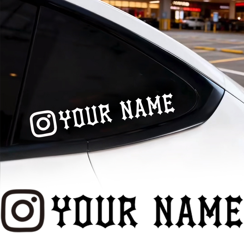 1 Stück Gotischer Personalisie – Car Accessories Name Bewertung und Preis