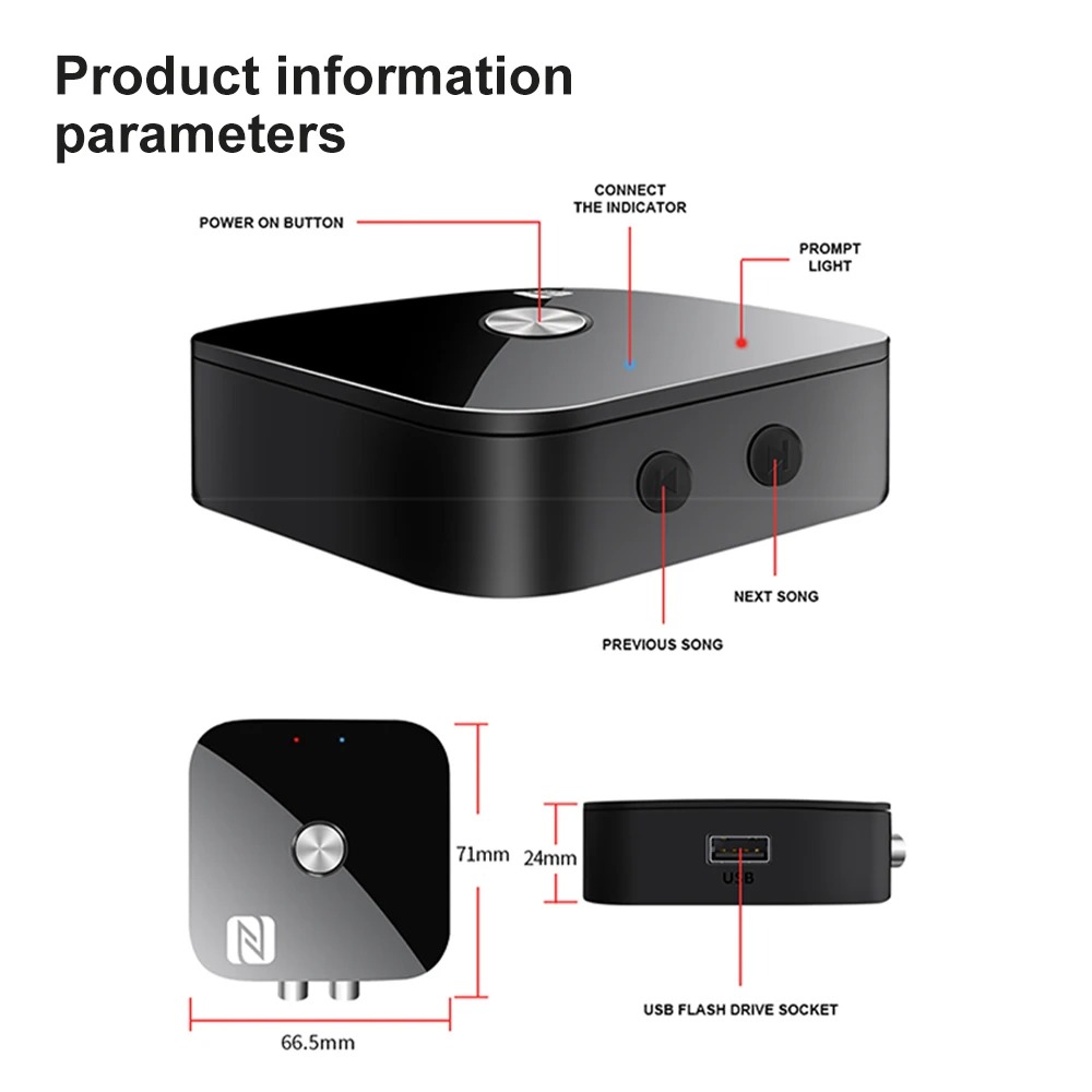 Bluetooth 6,0 Audio Receiver R – Car Accessories Online Bewertung und Preis
