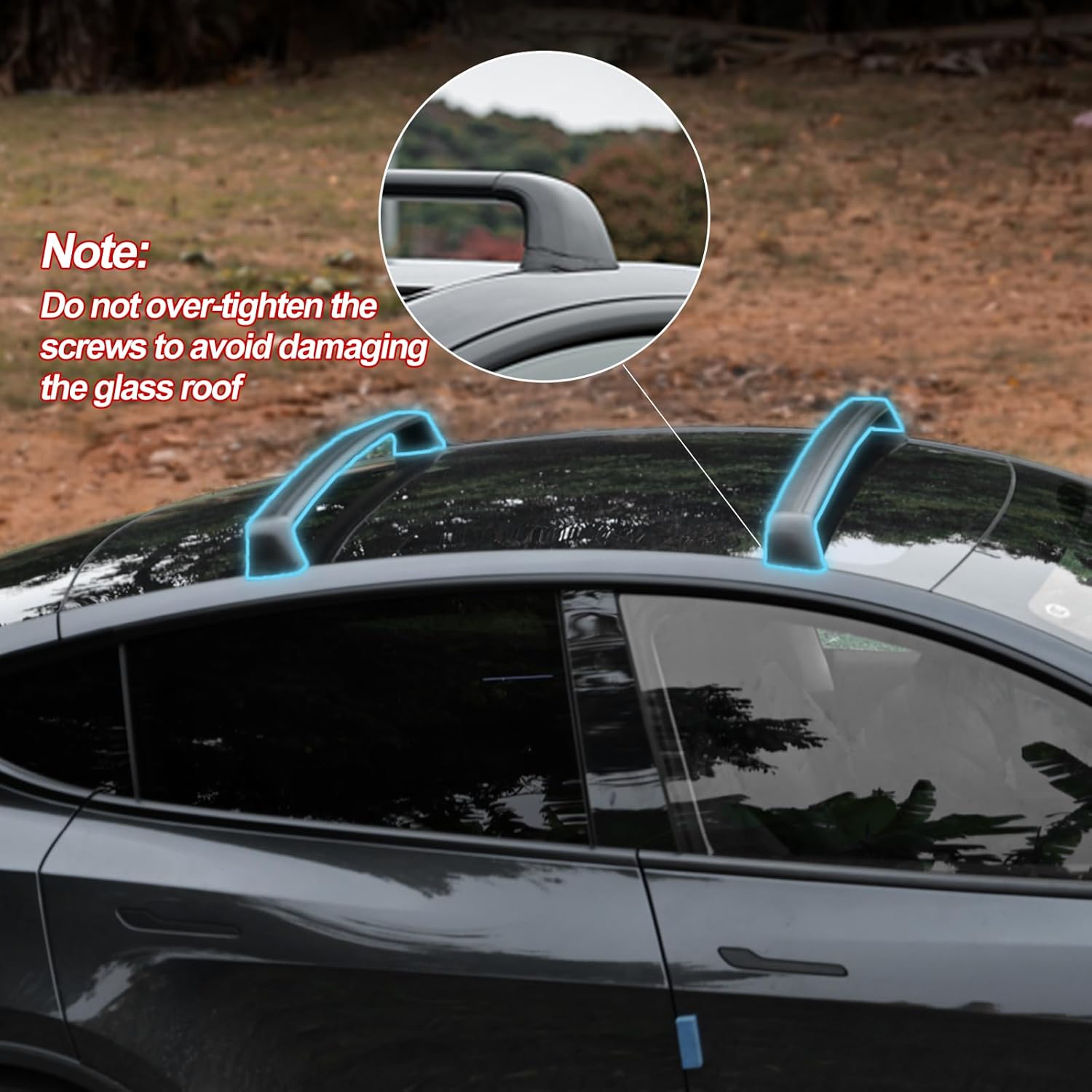 Für Tesla Model Y Juniper Dach – Car Roof Rack Cross Bar Bewertung und Preis
