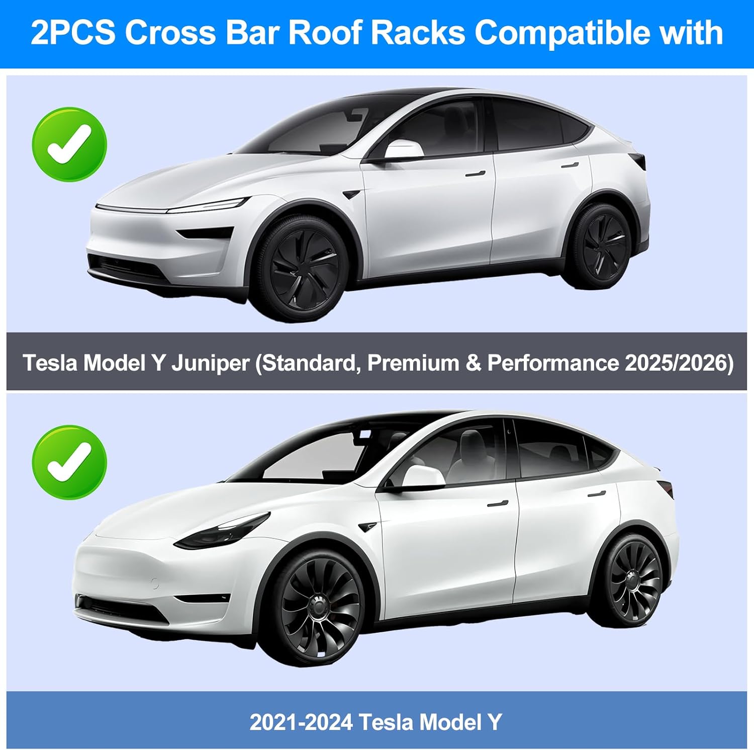 Für Tesla Model Y Juniper Dach – Car Roof Rack Cross Bar Bewertung und Preis