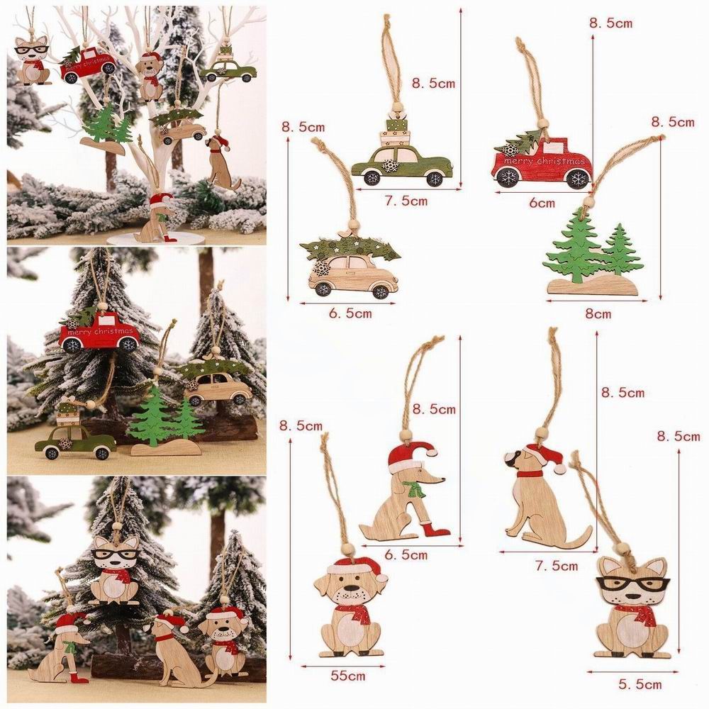 8-teiliges Weihnachtsanhänger  – Car Accessories Xmas Gifts Bewertung und Preis
